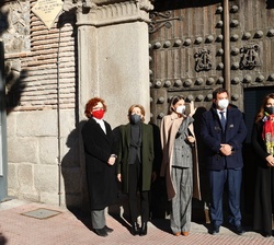Doña Letizia, antes de acceder al Monasterio de las Descalzas Reales
