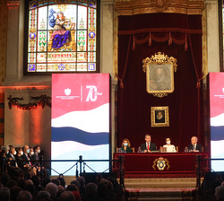Su Majestad el Rey durante su intervención