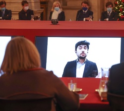Intervención de Jesús Corbacho integrante de los jóvenes del “Campus de liderazgo”