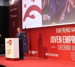 Don Felipe durante su intervención