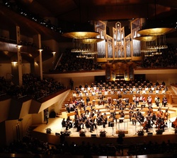 Vista general del escenario del Auditorio Nacional de Música de Madrid