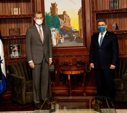 Encuentro entre Su Majestad el Rey y Su Excelencia el Presidente de la República de Honduras
