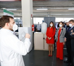 Desarrollo de la visita de Don Felipe al ITENE