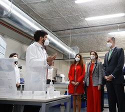 Visita de Su Majestad el Rey al ITENE