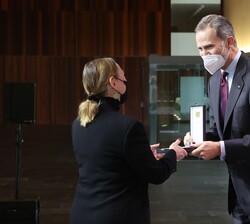 Premiada Laura García-Lorca, presidenta del Patronato de la Fundación Federico García-Lorca