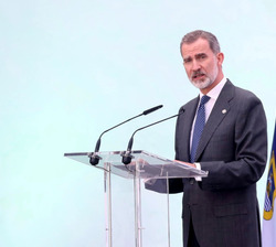 Don Felipe durante su intervención