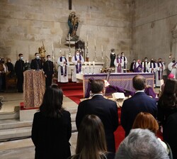 Don Felipe y Doña Letizia durante la ceremonia religiosa