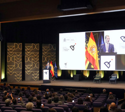 Su Majestad el Rey durante su intervención