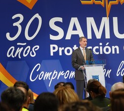 Don Felipe durante su intervención
