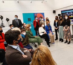Doña Letizia en el encuentro con jóvenes y docentes dinamizadores