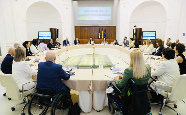Reunión del Consejo del Real Patronato sobre Discapacidad presidido por Su Majestad la Reina
