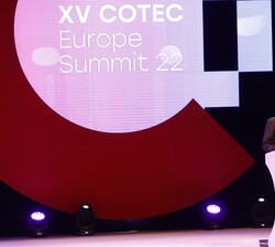 El Presidente de la República Italiana, Sergio Mattarella, durante su intervención en el Encuentro Cotec Europa 2022
