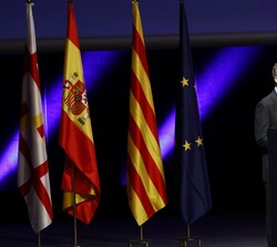 Su Majestad el Rey durante su intervención