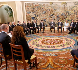 Encuentro de Su Majestad el Rey y la Delegación Empresarial Chilena 