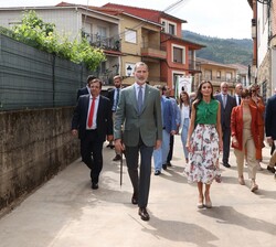 Los Reyes durante la vista a Pinofranqueado