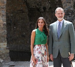 Sus Majestades los Reyes en Pinofranqueado