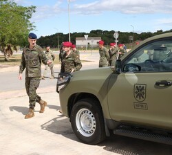 Don Felipe durante el recorrido