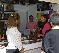 Su Majestad la Reina visita la caseta del Ministerio de Cultura y Deporte