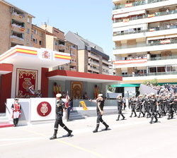 La Unidad Militar de Emergencias representada por una Compañia de Intervención de Emergencias