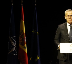 Intervención del secretario general de la Alianza Atlántica, Jeans Stoltenberg