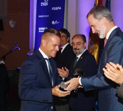 Entrega de galardones por parte de Don Felipe