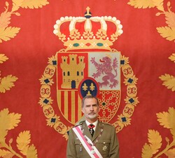 El Rey preside el acto religioso