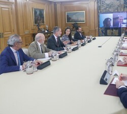 Los Reyes presiden la reunión del Patronato de la Fundación Comité Español de los Colegios del Mundo Unido