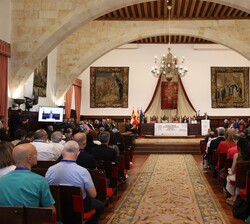 Vista general del paraninfo de la Universidad de Salamanca