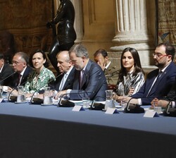 Su Majestad el Rey durante su intervención