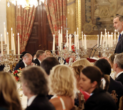 Su Majestad el Rey durante su intervención