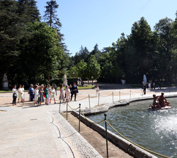 Recorrido por las fuentes los jardines del Palacio Real de La Granja de San Ildefonso