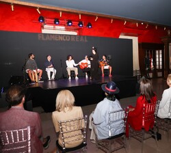 Vista general del Salón de Baile durante la actuación flamenca