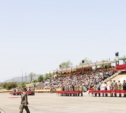 Entrega de Reales Despachos de Empleo en la Academia General Básica de Suboficiales, presidido por Su Majestad el Rey