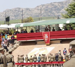 El Rey preside la entrega de Reales Despachos de Empleo en la Academia General Básica de Suboficiales