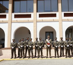 Su Majestad el Rey con los números Uno de las especialidades fundamentales