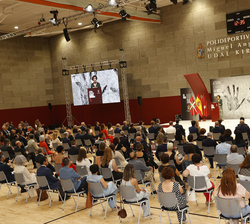 Vista general del pabellón polideportivo