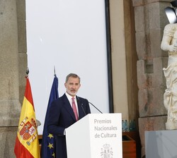Su Majestad el Rey durante su intervención