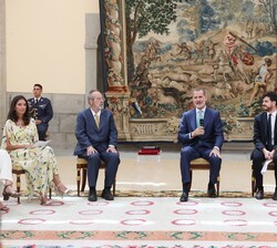 Don Felipe se dirige a los asistentes