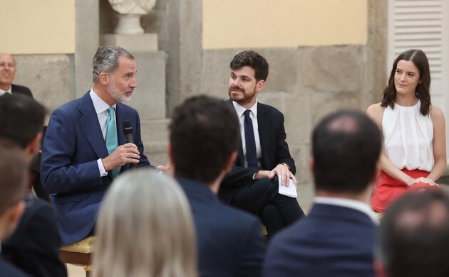Desarrollo del encuentro con la intervención de Don Felipe