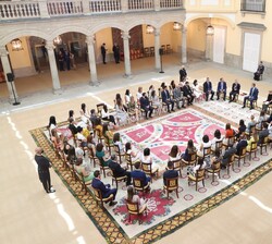 La 38ª Promoción del Cuerpo Superior de Técnicos de Instituciones Penitenciarias, Especialidad Juristas y Psicólogos en audiencia con Su Majestad el R