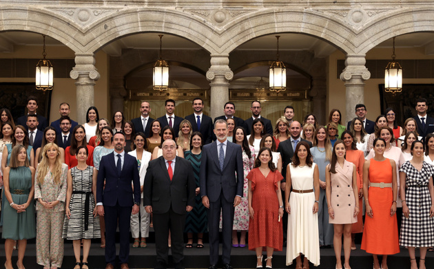 Su Majestad el Rey recibe en audiencia a la XLIV promoción del Cuerpo de Letrados de la Administración de Justicia