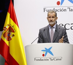 Intervención de Su Majestad el Rey en la entrega de las becas de posgrado en el extranjero de la Fundación “la Caixa”