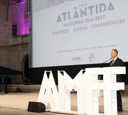 Intervención del director del “Atlántida Mallorca Film Festival”, Jaume Ripoll