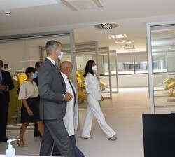 Sus Majestades los Reyes visitan la ampliación del Hospital Universitario de Guadalajara
