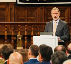 Don Felipe en su intervención