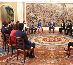 Audiencia de Don Felipe a los miembros de la LXXI promoción del Cuerpo Superior de Técnicos Comerciales y Economistas del Estado
