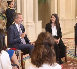 El Rey interviene duranta la audiencia a la LXXI promoción del Cuerpo Superior de Técnicos Comerciales y Economistas del Estado