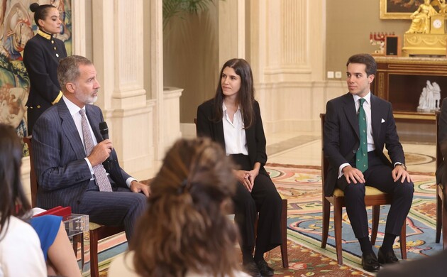 El Rey interviene duranta la audiencia a la LXXI promoción del Cuerpo Superior de Técnicos Comerciales y Economistas del Estado