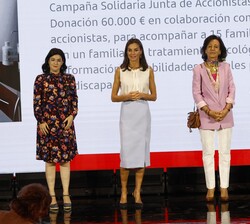 Doña Letizia durante la entrega de galardones