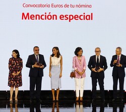 Entrega de galalrdones de Reconocimientos especiales por Doña Letizia